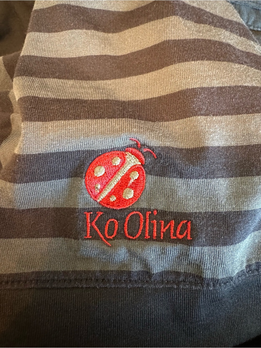 TravisMathew x Ko Olina Golf Club
Striped Polo Shirt Ladybug Embroidered [Lg] - Picture 8 of 16